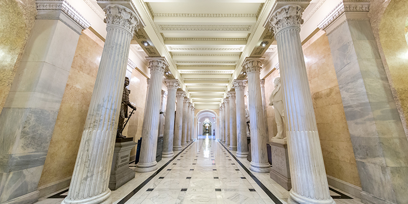 Senate hallway