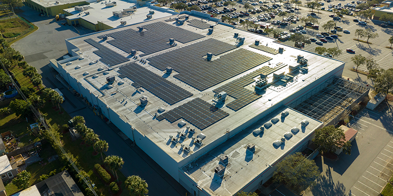 Renewable energy warehouse