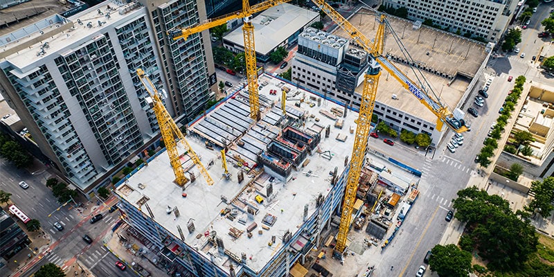 Downtown construction